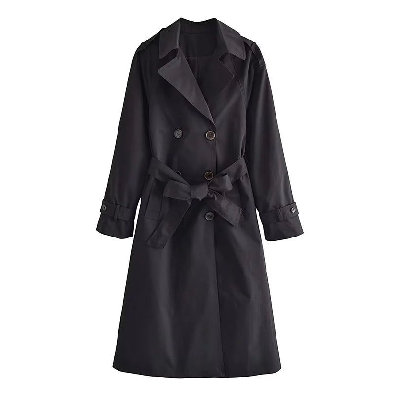 Women's Belted Vintage Coat