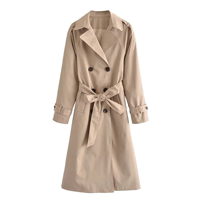 Women's Belted Vintage Coat